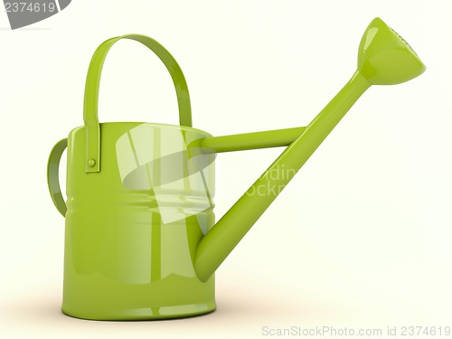 Image of Green watering can