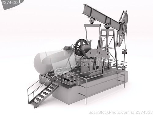 Image of Pumpjack isolated