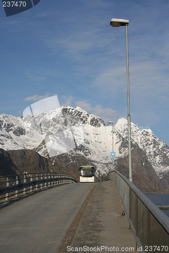 Image of Bus on the bridge