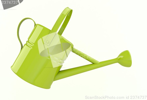 Image of Green watering can