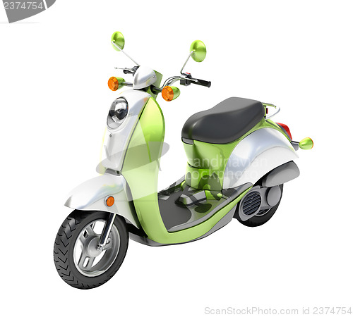 Image of Scooter close up