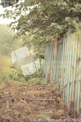 Image of Old rickety fence