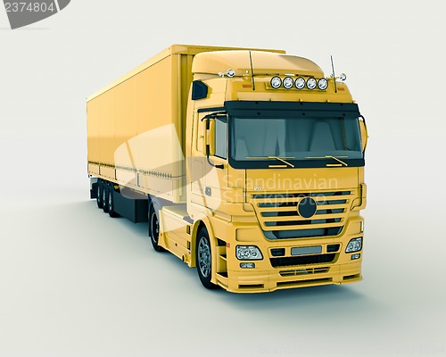 Image of Truck on a light background