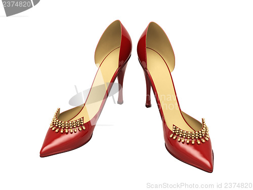 Image of Women's red shoes