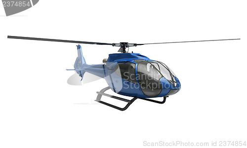 Image of Modern helicopter isolated