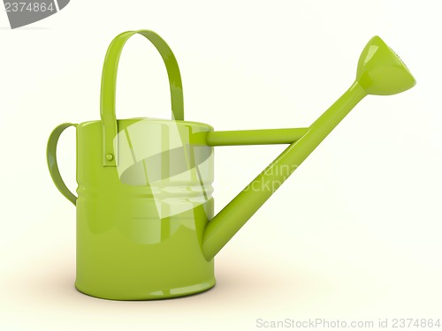 Image of Green watering can