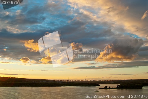 Image of Colorful sunset