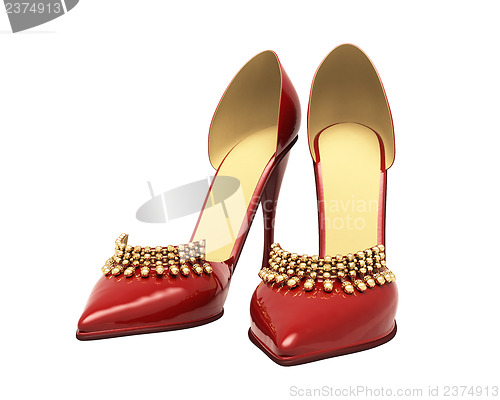 Image of Women's red shoes