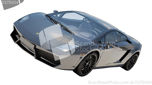 Image of Supercar isolated on a light background