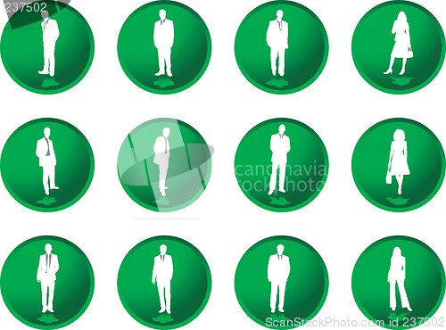 Image of greenberry buttons business men