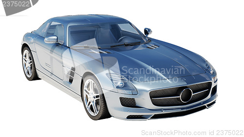 Image of Supercar isolated on a light background