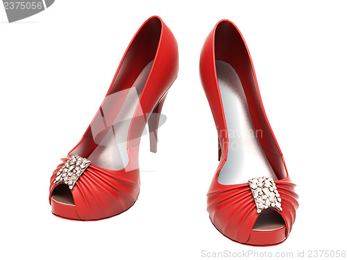 Image of Women's red shoes