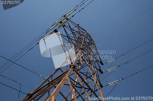 Image of High-voltage power lines