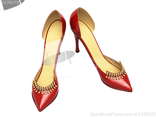 Image of Women's red shoes