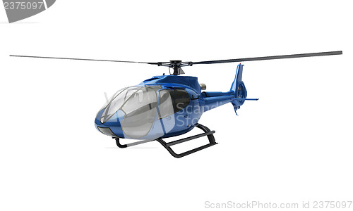 Image of Modern helicopter isolated