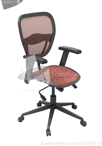 Image of Modern office chair isolated