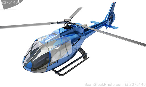 Image of Modern helicopter isolated