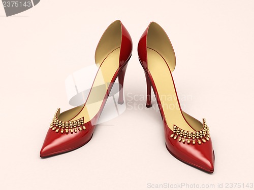 Image of Women's red shoes