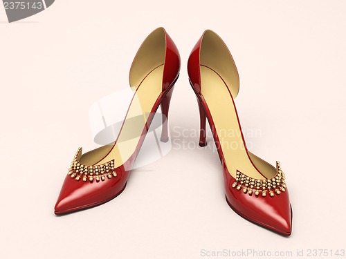 Image of Women's red shoes