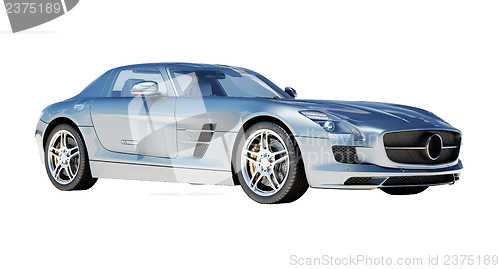 Image of Supercar isolated on a light background
