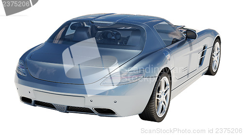 Image of Supercar isolated on a light background