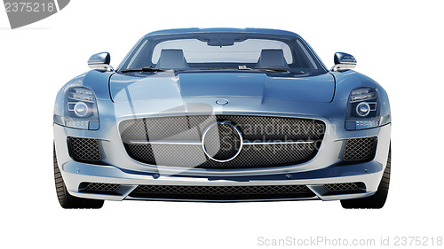 Image of Supercar isolated on a light background