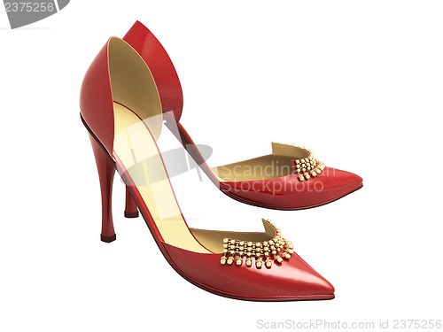 Image of Women's red shoes