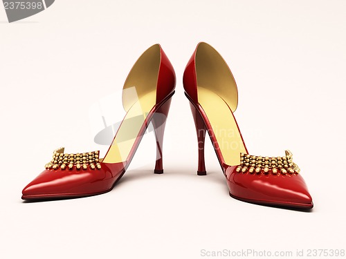 Image of Women's red shoes