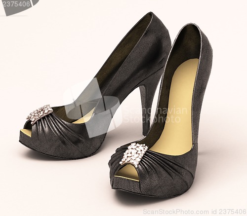 Image of Women's black sexy  shoes