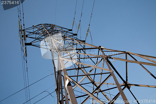 Image of High-voltage power lines