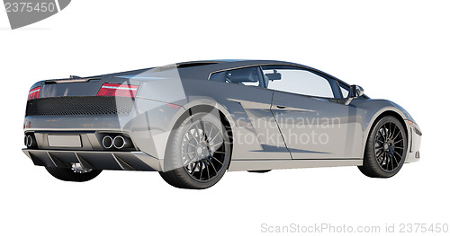 Image of Supercar isolated on a light background