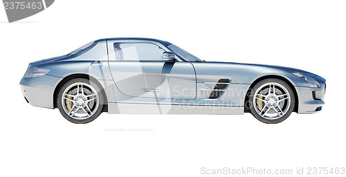 Image of Supercar isolated on a light background