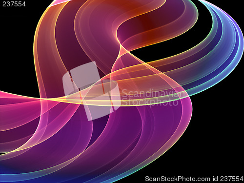 Image of S-shaped abstraction