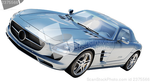 Image of Supercar isolated on a light background