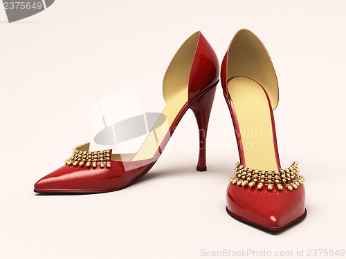 Image of Women's red shoes