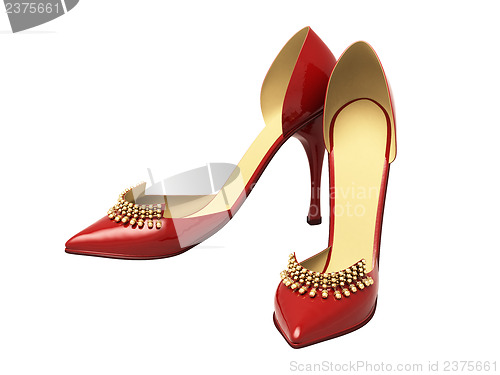 Image of Women's red shoes
