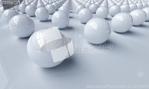 Image of White balls