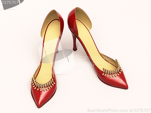 Image of Women's red shoes