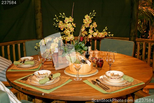 Image of Wooden table