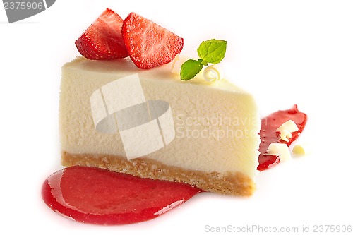 Image of strawberry cheesecake