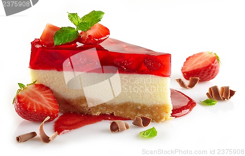 Image of strawberry cheesecake