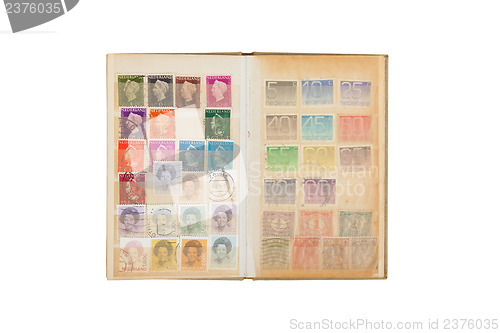 Image of Collection of old dutch stamps