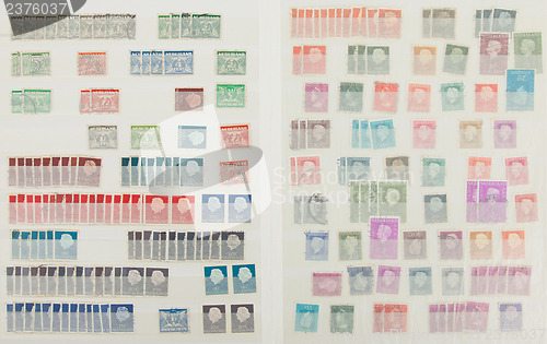 Image of Collection of old dutch stamps
