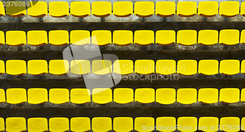 Image of Yellow Bleacher Seats