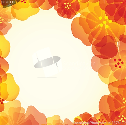 Image of Abstract rose flower. Vector illustration