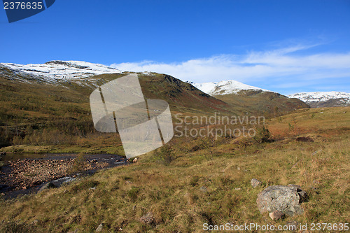 Image of Norwegian autumn landscape