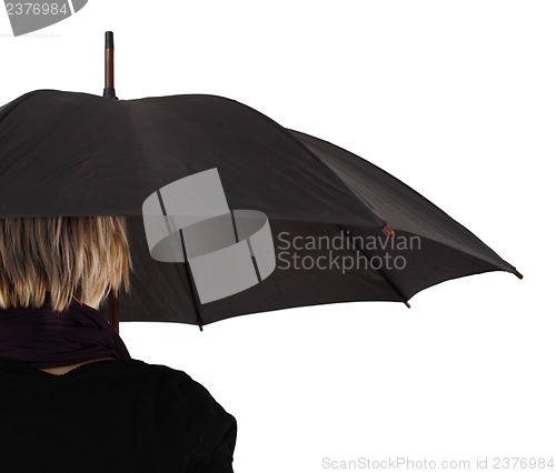 Image of Woman with umbrella