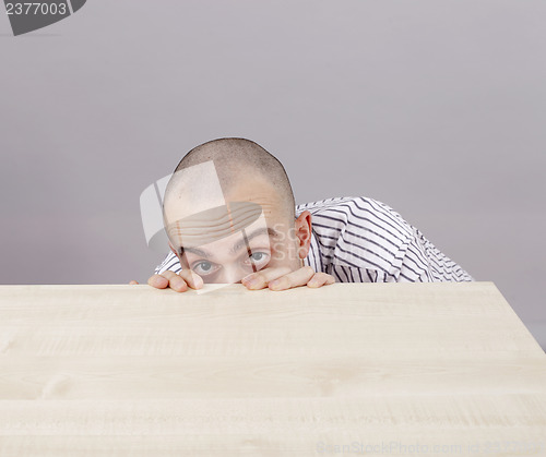 Image of Man at desk