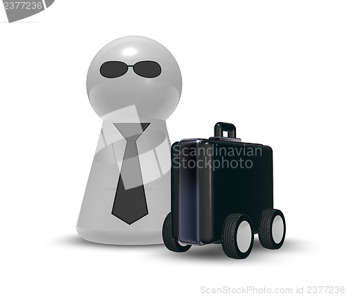 Image of case on wheels
