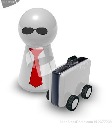 Image of case on wheels